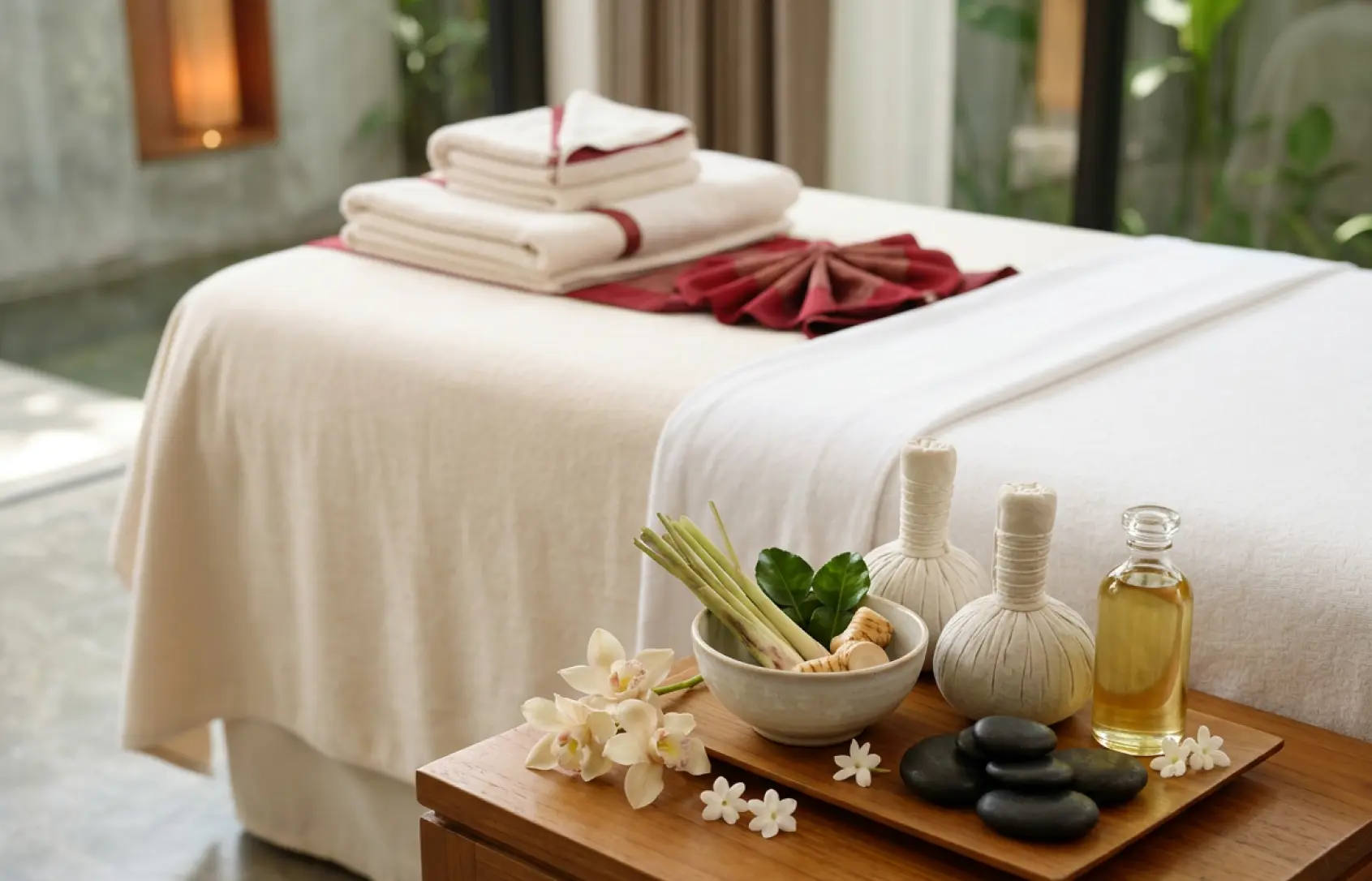 Serenity Thai Massage calm treatment room in Roermond