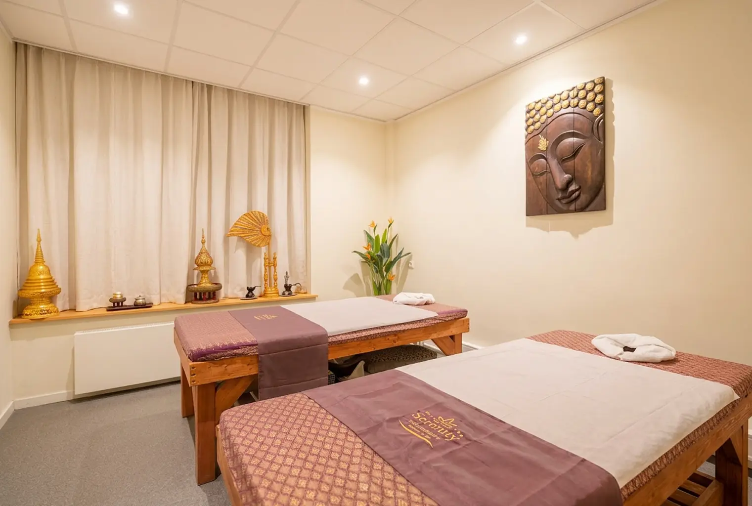 Deep relaxation massage for stress relief