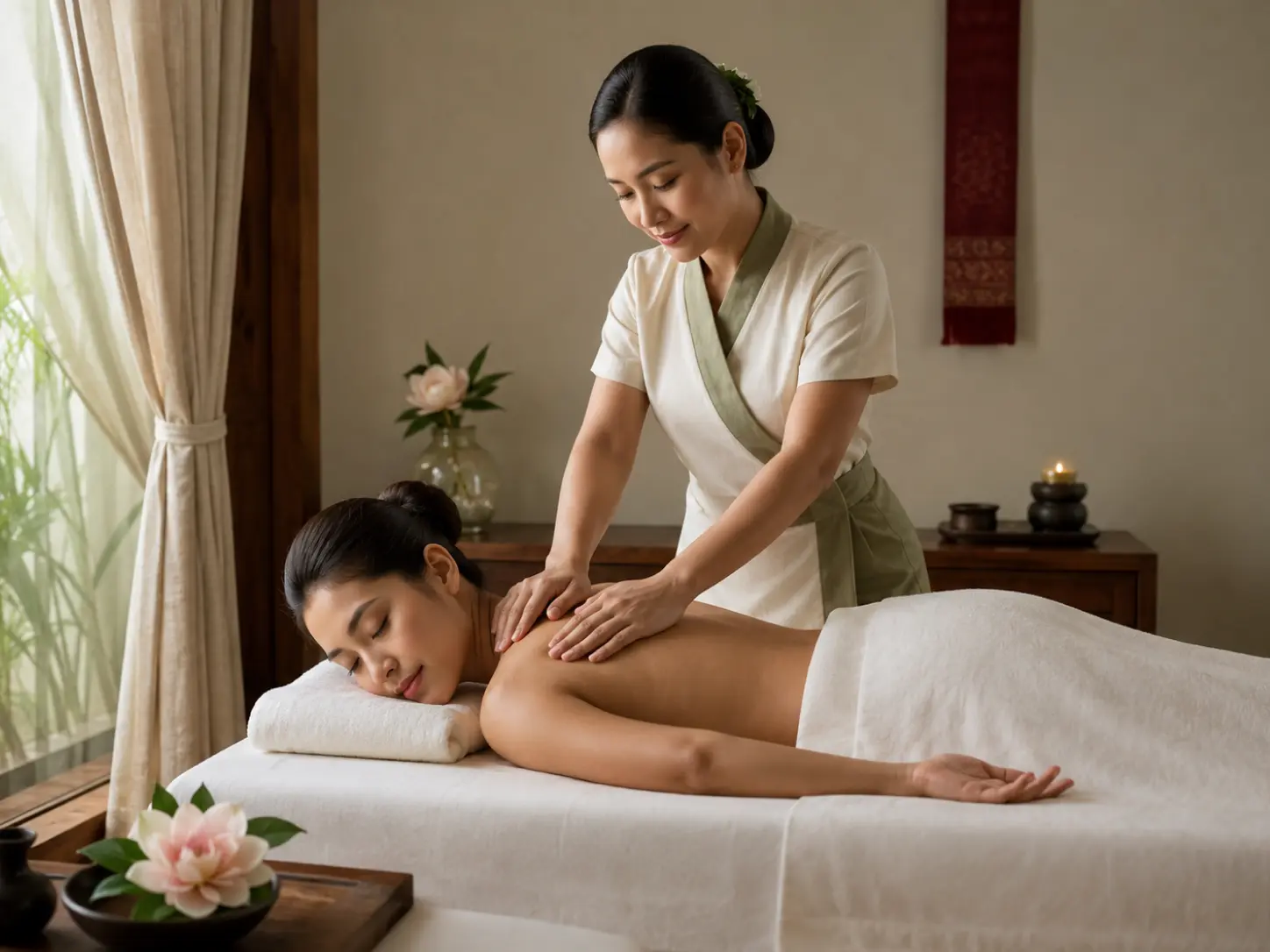 Serenity Thai Massage calming spa ritual